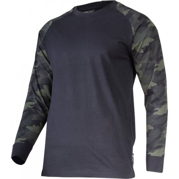 KOSZULKA Z DŁ. RĘKAW. 190G/M2, MORO-CZAR., 2XL, CE