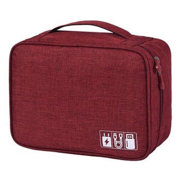 ORGANIZER etui TORBA pokrowiec na KABLE ładowarkę