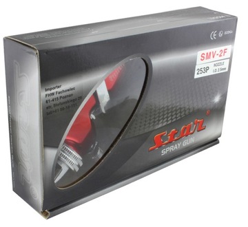 Краскораспылитель STAR SMV 2F, нижнее сопло 2,5 мм, без бака RP