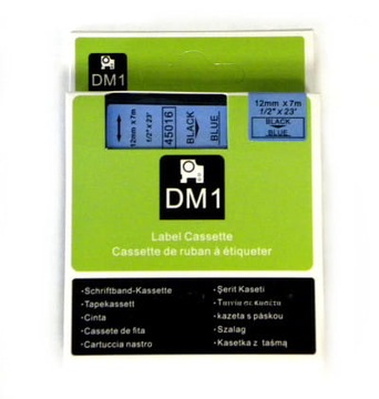 Taśma zamiennik Dymo 45016 S0720560 12mm czarny/ni