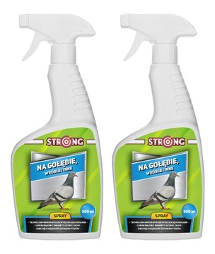 2x SPRAY NA GOŁĘBIE WRONY SZPAKI PTAKI STRONG 0,5L