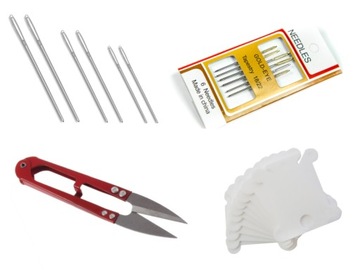 СТРУКТУРА 50 шт. ниток, набор для ВЫШИВКИ, пяльцы, ИГЛЫ.