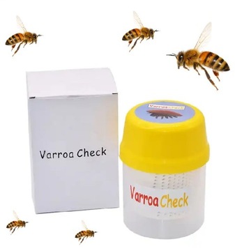 Varroa test tester porażenia Warrozy w rodzinie sprawdzanie osypu pszczół
