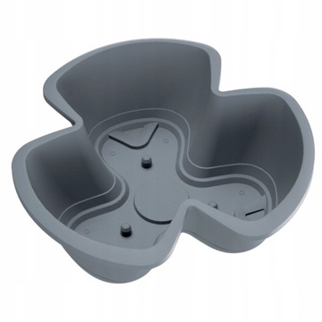 RESPANA TRIO СЕРЫЙ КАСКАДНЫЙ ЦВЕТОЧНЫЙ ГОРШОК