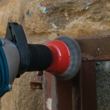 SZCZOTKA DRUCIANA DRUT SKRĘCANY CZOŁOWA M14 65mm NA SZLIFIERKĘ