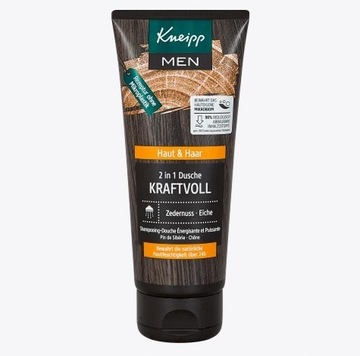 kneipp żel pod prysznic orzech cedrowy i dąb 2w1