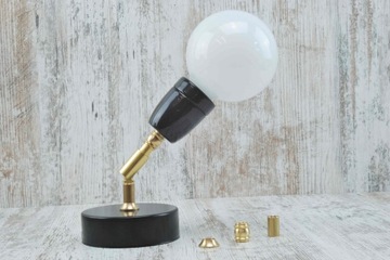 mosiężna mufa M10x1 zdobiona mufka części do lamp DIY mufa z mosiądzu 2cm