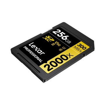 Карта Lexar Pro 2000X SDHC SDXC UHS-II U3 ​​V90 R300/W260 256 ГБ