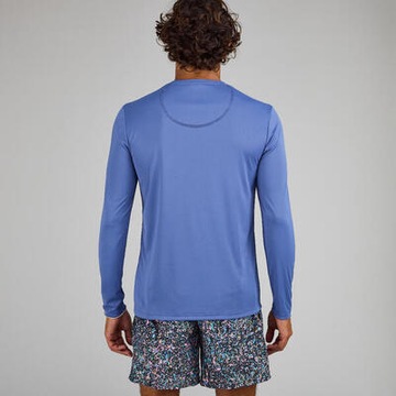 Мужская футболка для серфинга с УФ-излучением Olaian Water T-shirt Eco с длинным рукавом
