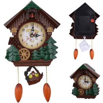 ЧАСЫ С КУКУШКОЙ, ДОМ НА ДЕРЕВЕ, НАСТЕННЫЕ ЧАСЫ ДЛЯ ДЕТСКОЙ ПРИХОЖЕЙ, 32 СМ