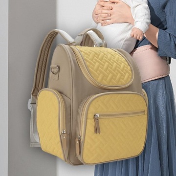 Torba na pieluchy Plecak Torba na ramię z boczną kieszenią Torba na pieluchy Baby brown