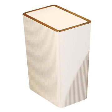 Контейнер для мусора с крышкой Slim Narrow Garbage 15л Белый