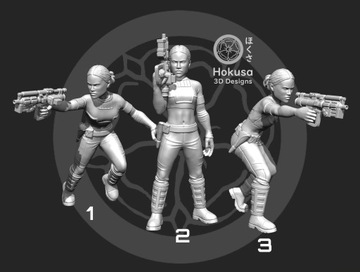 Determined Queen model pasuje do gry StarWars Legion 1