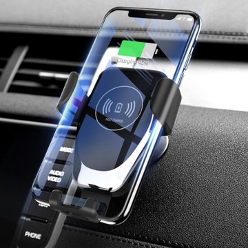 UCHWYT NA TELEFON ŁADOWARKA INDUKCYJNA 10W QC3.0