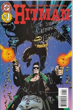 DC Hitman Komiks 1-7/1996 j.ang + Autograf