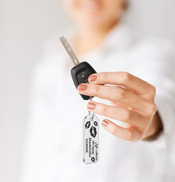 WALENTYNKI NIEGO NIEJ prezent brelok DEDYKACJA