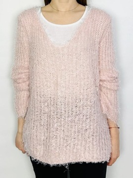 Sweter włochaty XXL 44 New Look