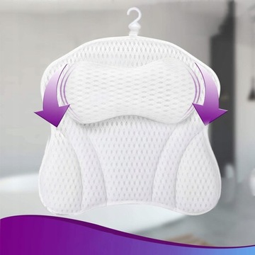 РАССЛАБЛЯЮЩАЯ ПОДУШКА ДЛЯ ВАННЫ, 4D ПОДГОЛОВНИК