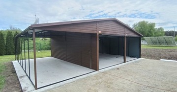Garaż blaszany 6x6 Premium