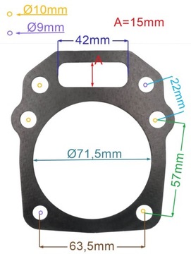 ПРОКЛАДКА ГОЛОВКИ ДВИГАТЕЛЯ ДЛЯ КОСИЛКИ ZONGSHEN XP200
