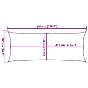 Солнцезащитный крем, 160 г/м², антрацит, 2х5 м, HDPE