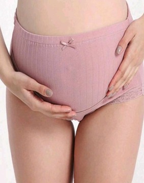 Majtki ciążowe profilowany wysoki panel 5xl prążek regulacja