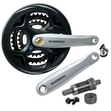 Шатун SHIMANO FC-M311 48-38-28 Каретка NECO 68/124 мм