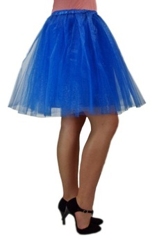 SPÓDNICZKA TIULOWA podszewką SPÓDNICA 50cm CHABER