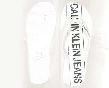 Calvin Klein Jeans Dasheen japonki white/bla 40