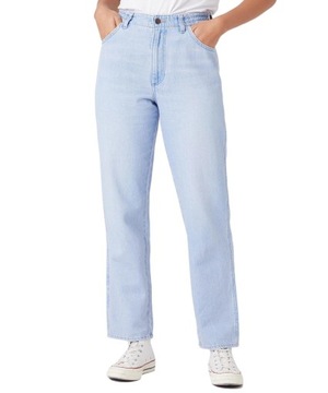 Jeansy Wrangler Mom Comfy W25BPI41V Ice Baby 28/32