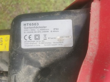 электрический ИЗМЕЛЬЧИТЕЛЬ ВЕТВИ 2400ВТ HT6503 НЕМЕЦКИЙ