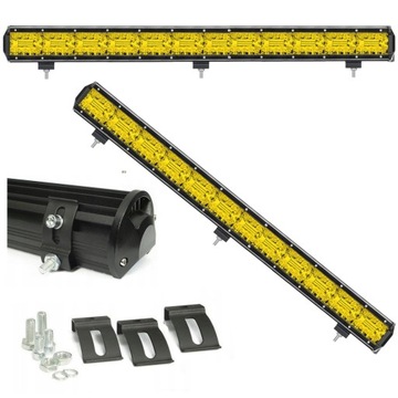 LAMPA ROBOCZA 87CM PROSTA Żółte Światło Belka LED 12V 24V Dalekosiężna