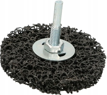 5X ШЛИФОВАЛЬНЫЙ ДИСК 80 ММ ЖЕСТКИЙ НЕТКАНЫЙ АБРАЗИВНЫЙ ДИСК НА ХВОСТОВИКЕ ДЛЯ СВЕРЛА