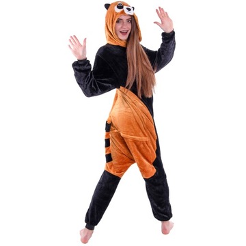 RED PANDA PAJAMA Кигуруми Onesie Мужской женский комбинезон L 165-174см