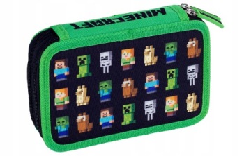 MINECRAFT ДВОЙНОЙ ШКОЛЬНЫЙ Пенал