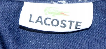 LACOSTE GRANATOWA KOSZULKA ROM. JAK M