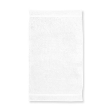 RĘCZNIKI 50x100CM BIAŁY Z HAFTEM LOGO TANIO 10 SZT