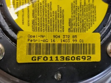 РУЛЕВОЕ КОЛЕСО + ПОДУШКА OPEL ZAFIRA A ASTRA G 90437285 90538275