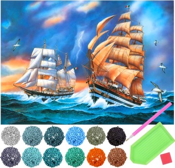 Haft Diamentowy Diamond Painting Mozaika ZESTAW 5D