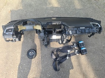 MAZDA 6 GJ LIFT AIRBAG KONSOLA PASY ORYGINAŁ