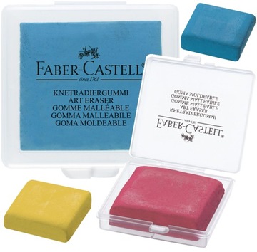 Художественный ластик для хлеба Faber-Castell в желтом футляре