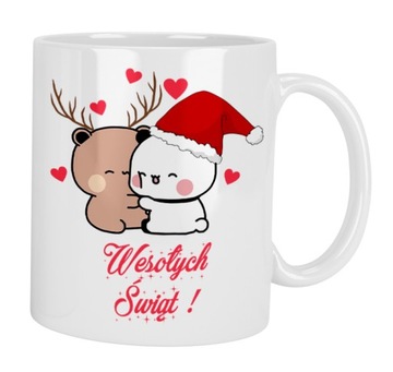 КРУЖКА С ПРИНТОМ BUBU DUDU ДЛЯ ПАР ДЕВОЧКАМ БОЙФРЕНДАМ РОЖДЕСТВЕНСКИЙ ПОДАРОК