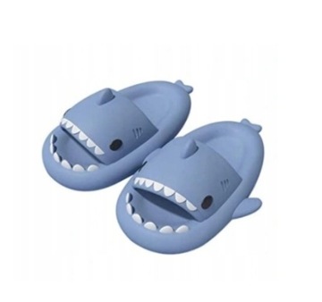 ŚMIESZNE KLAPKI ANTYPOŚLIZGOWE REKIN SHARK KAPCIE
