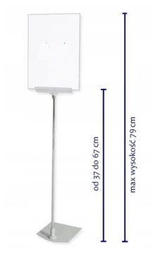 НОВЫЙ ИНФОРМАЦИОННЫЙ СТОЙК А5 С РЕГУЛИРОВКОЙ ВЫСОТЫ