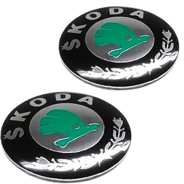 SKODA EMBLEMAT PILOTA 14mm KLUCZYK ZNACZEK LOGO