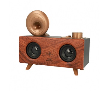 GŁOŚNIK APOLLO BLUETOOTH RADIO FM RETRO GRAMOFON