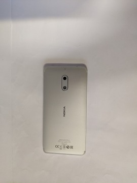 Klapka baterii NOKIA 6 TA-1033 srebrny