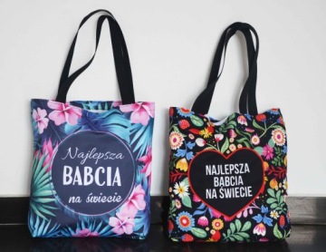Сумка-шоппер для подарка на День бабушки