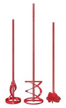 ZESTAW 3 MIESZADŁA Mieszarka Parkside 13 mm DO MIESZANIA KLEJU FARB ITP