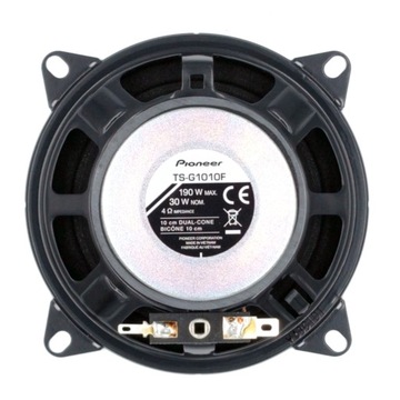Автомобильные динамики PIONEER 100мм 10см на лобовое стекло, прочные + съемник